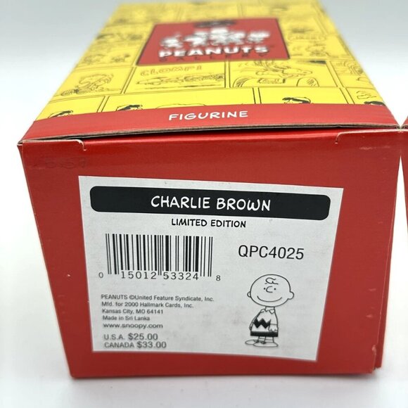 Hallmark Keepsake Collection Peanuts Gallery Charlie Brown Figurine box COA - Picture 4 of 6